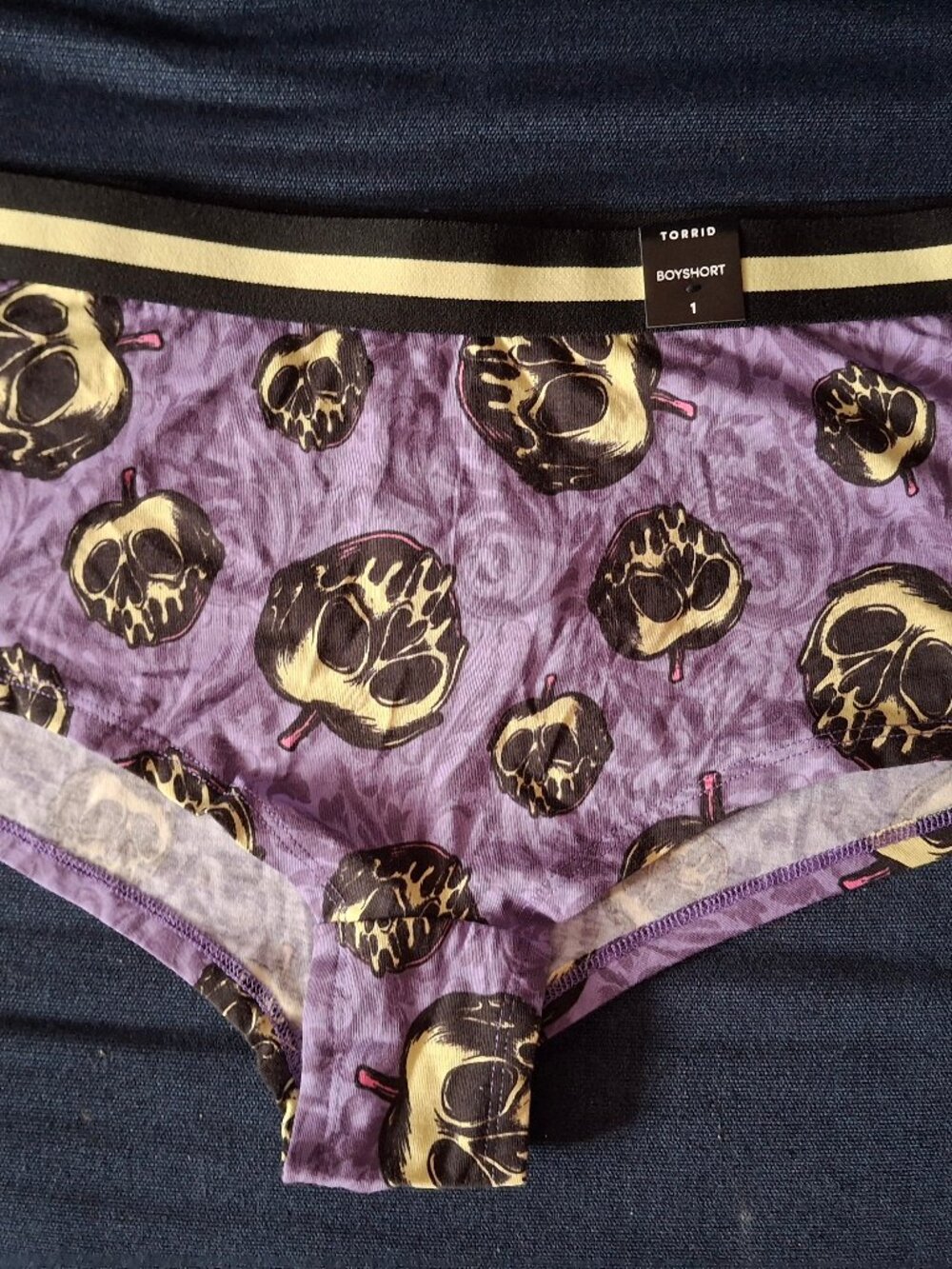 NEW Disney Villians Poison Apple Boyshort - Torrid size 1